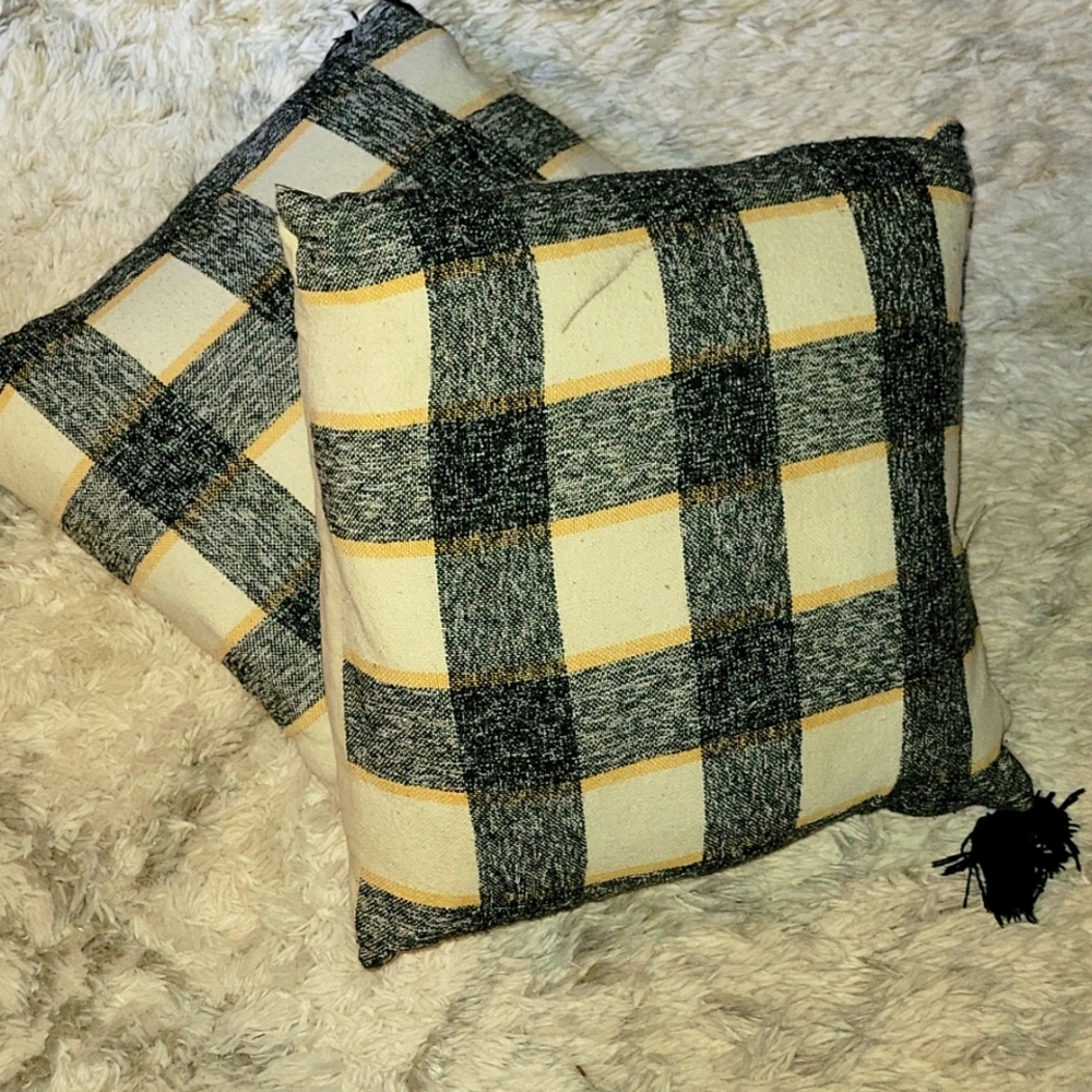 Throw pillows 18x18"